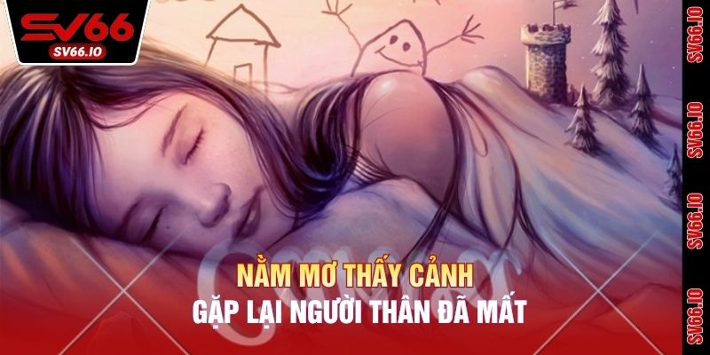 Nằm mơ thấy cảnh gặp lại thân đã mất