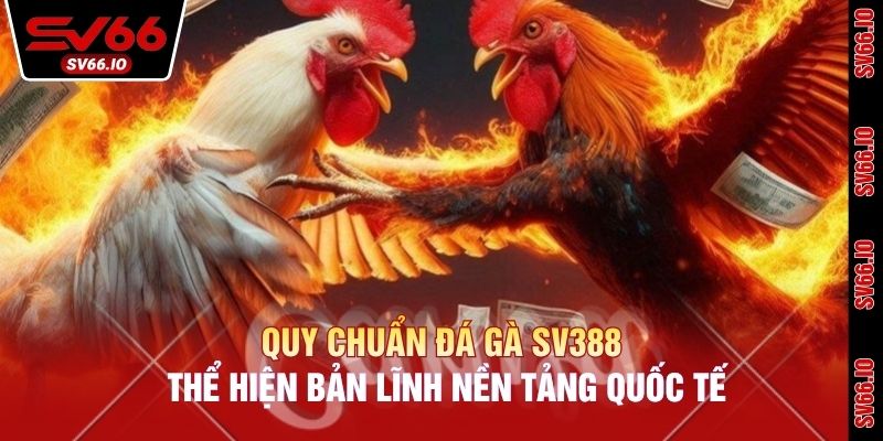 Quy chuẩn đá gà SV388 thể hiện bản lĩnh nền tảng quốc tế
